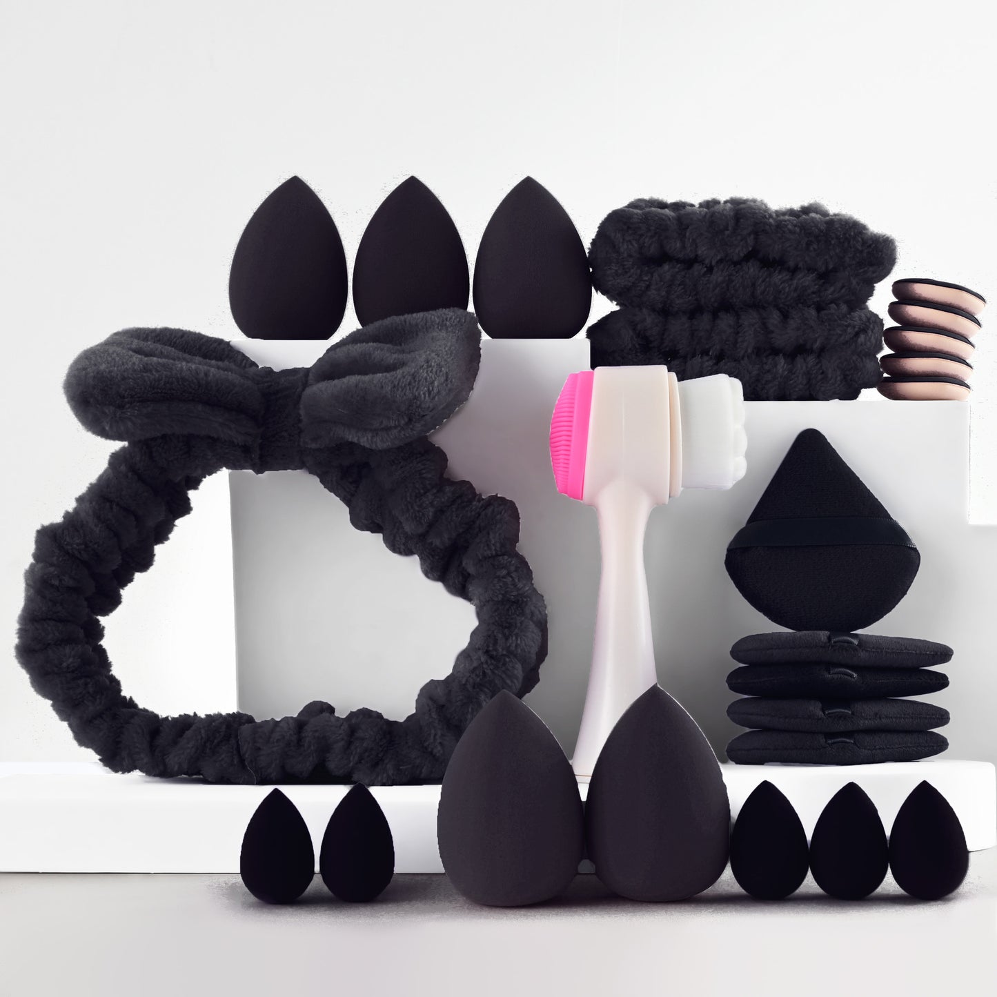 24-piece Face-washing And Hair-tying Headband Set